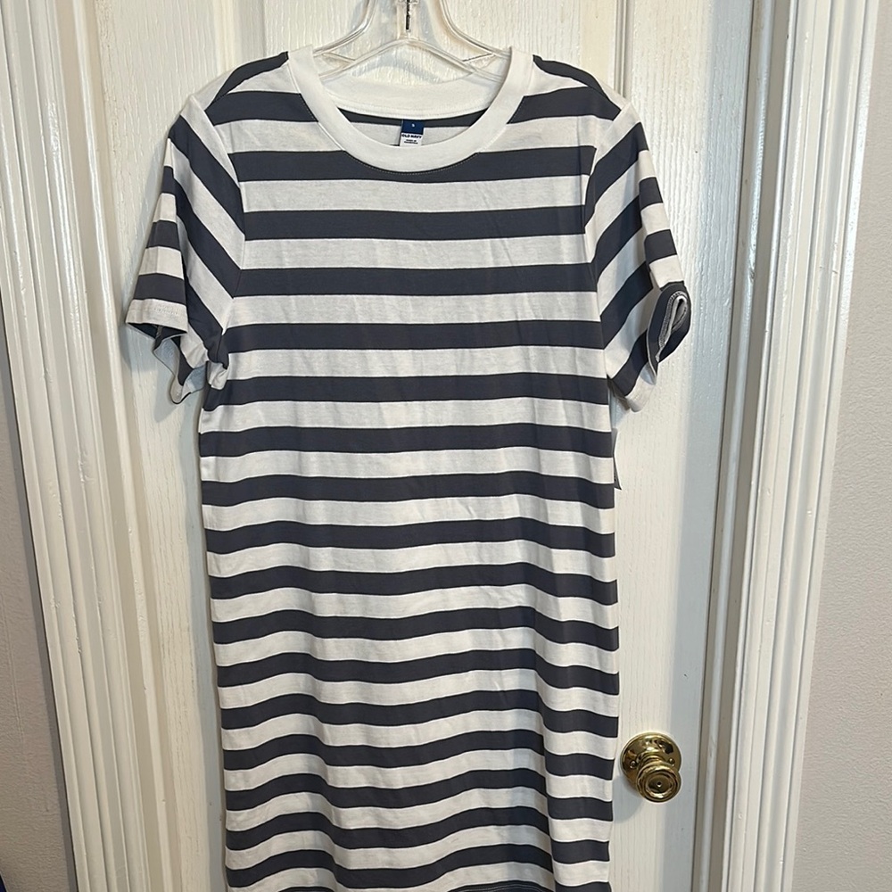 Classic Striped Dress in Black and White